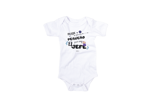 Body bebé Puede que sea pequeño pero soy el jefe