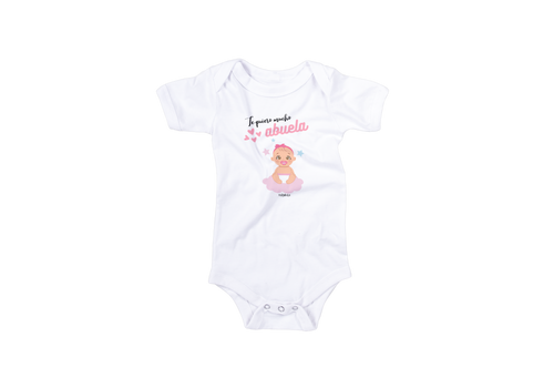 Body bebé Te quiero mucho abuela niña