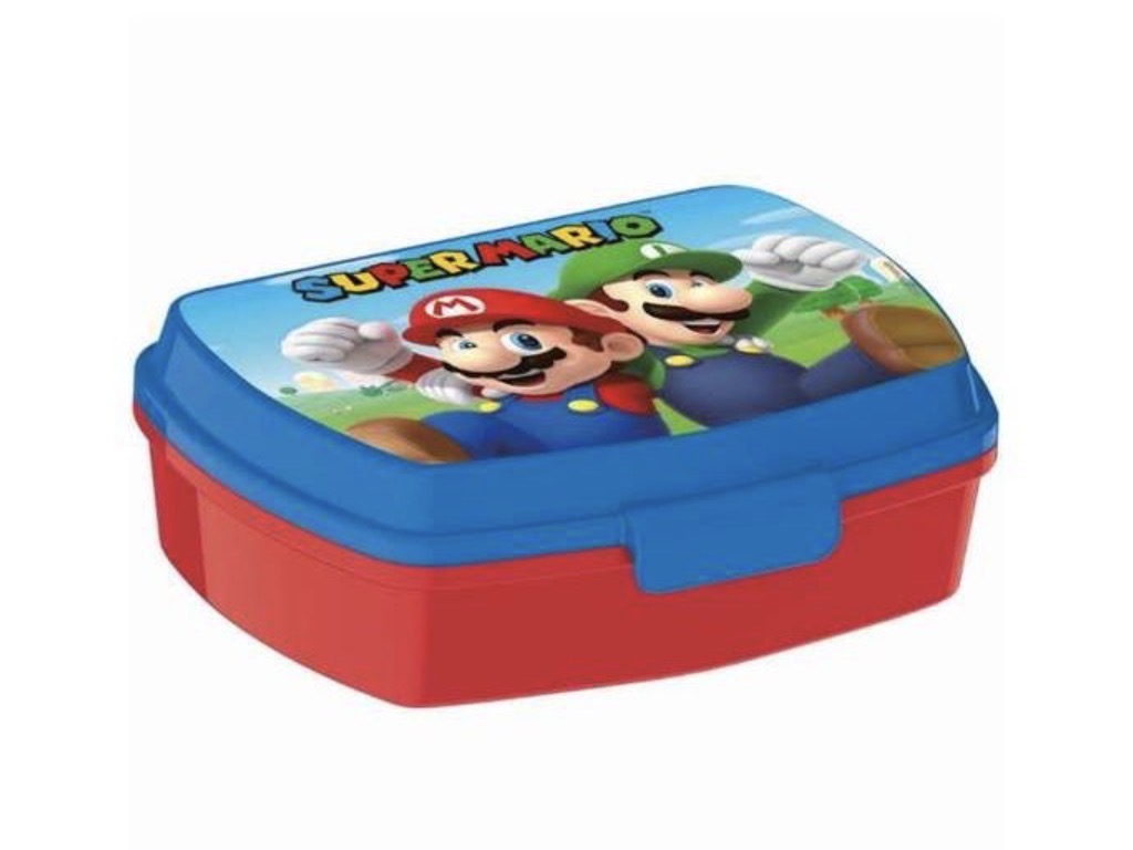 Fiambrera Super Mario Mario y Luigi vista lateral