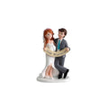 Figura para tarta de boda Just Married con novios