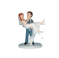 Figura para tarta de boda con novios en brazos