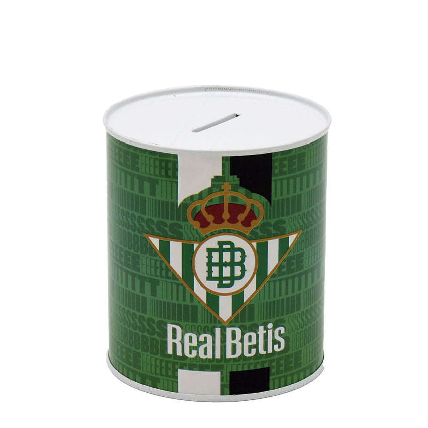 Hucha metálica Real Betis Balompié 10 x 10 x 12 cm