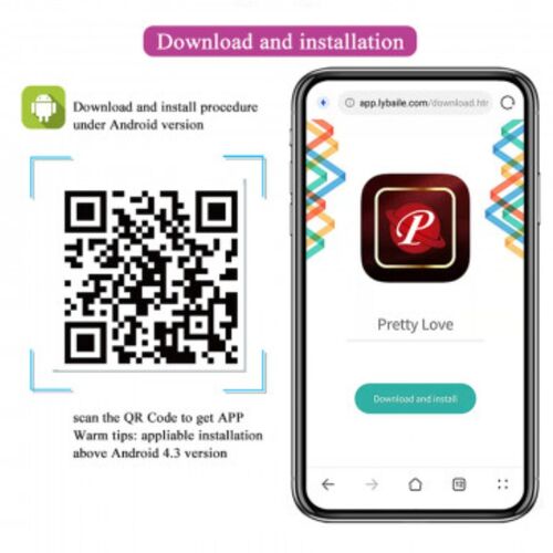 PRETTY LOVE Catalina – Masajeador Vibrador con Control por App