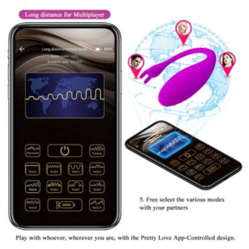 PRETTY LOVE Catalina – Masajeador Vibrador con Control por App