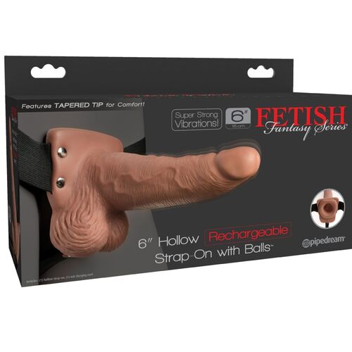 FETISH FANTASY SERIES – ARNÉS HUECO REALISTA VIBRADOR 15