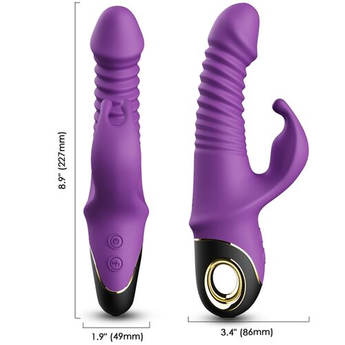 Armony Zing – Vibrador Rabbit con Empuje y 9 Vibraciones Violeta