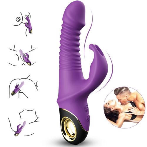 Armony Zing – Vibrador Rabbit con Empuje y 9 Vibraciones Violeta