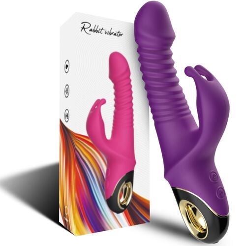 Armony Zing – Vibrador Rabbit con Empuje y 9 Vibraciones Violeta