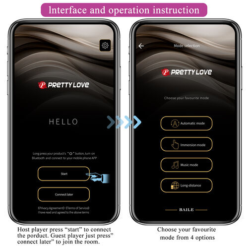 Pretty Love Hector – Vibrador con Electroestimulación y Control por App