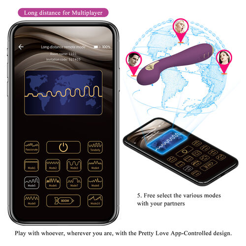 Pretty Love Hector – Vibrador con Electroestimulación y Control por App