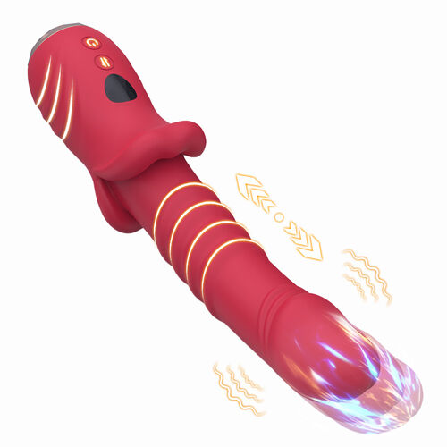 Armony – Vibrador con Empuje para Punto A y 9 Vibraciones Rojo