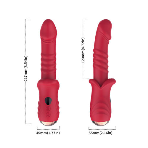Armony – Vibrador con Empuje para Punto A y 9 Vibraciones Rojo