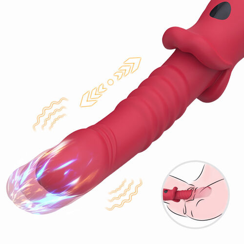 Armony – Vibrador con Empuje para Punto A y 9 Vibraciones Rojo