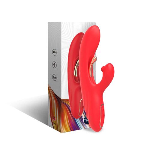 Armony – Vibrador Punto G y Clítoris con Lengua Oscilante Rojo