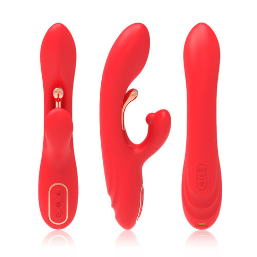 Armony – Vibrador Punto G y Clítoris con Lengua Oscilante Rojo