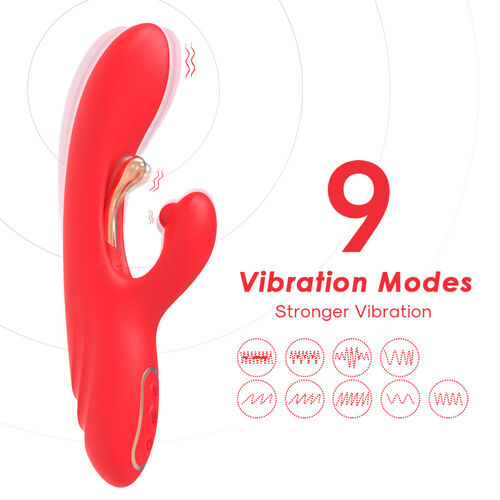 Armony – Vibrador Punto G y Clítoris con Lengua Oscilante Rojo