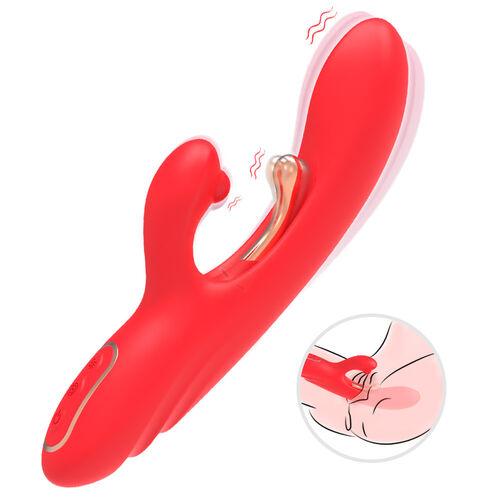 Armony – Vibrador Punto G y Clítoris con Lengua Oscilante Rojo