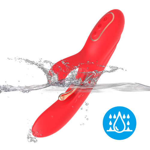 Armony – Vibrador Punto G y Clítoris con Lengua Oscilante Rojo
