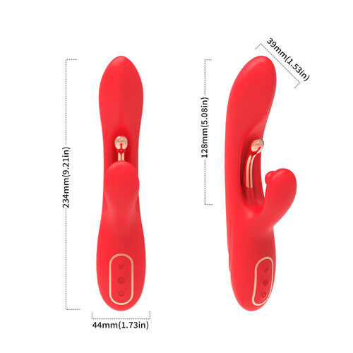 Armony – Vibrador Punto G y Clítoris con Lengua Oscilante Rojo