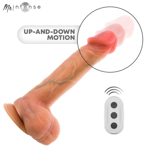 Mr Intense Logan – Dildo Realista Up & Down con Calor, Vibración y Mando 20 cm