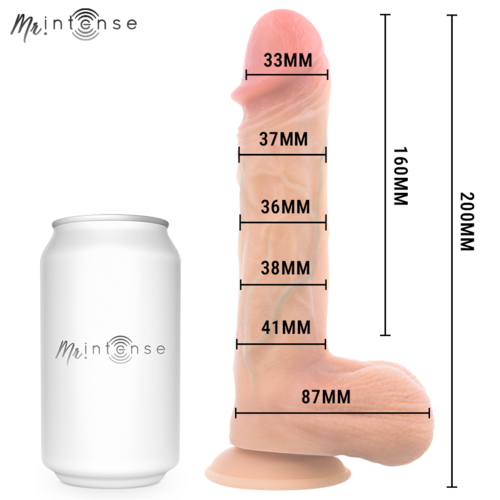 Mr Intense Logan – Dildo Realista Up & Down con Calor, Vibración y Mando 20 cm