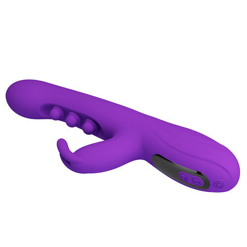 PRETTY LOVE SABIEN – VIBRADOR RABBIT CON GOLPETEOS Y PANTALLA LED