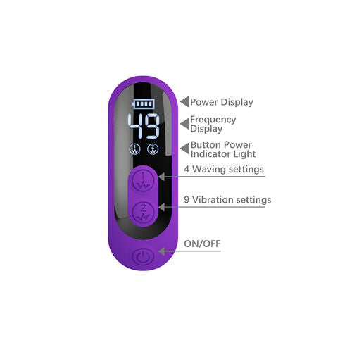 PRETTY LOVE SABIEN – VIBRADOR RABBIT CON GOLPETEOS Y PANTALLA LED