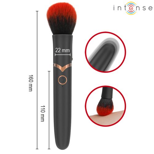 Intense Emilia – Vibrador Brocha Sensorial con 10 Vibraciones 16 cm