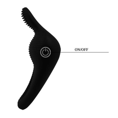 PRETTY LOVE THIMBLE – ANILLO VIBRADOR NEGRO