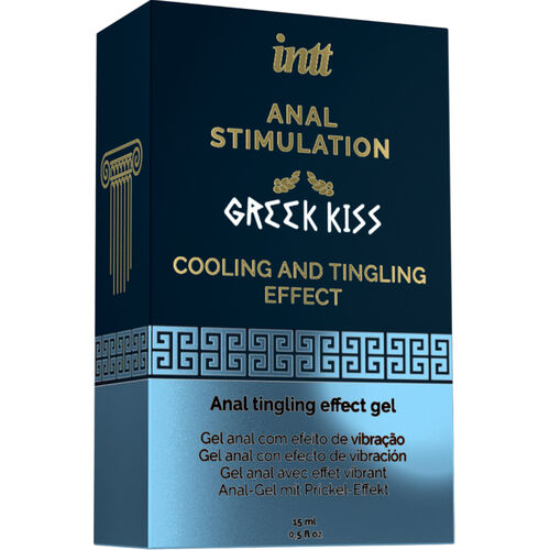 INTT Greek Kiss caja producto de estimulación anal sabor menta