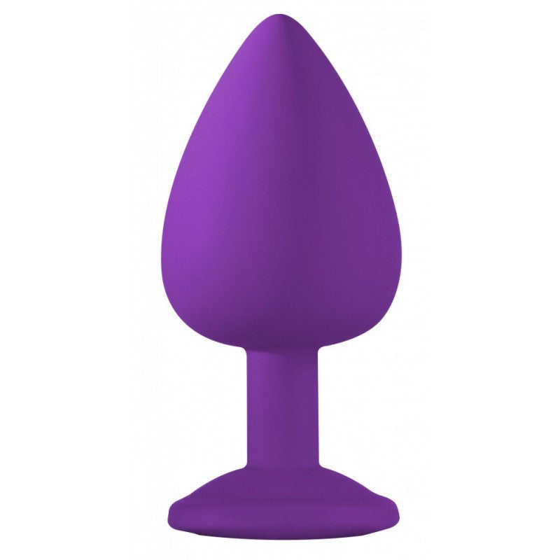 Plug Anal Silicona - Morado - Talla L