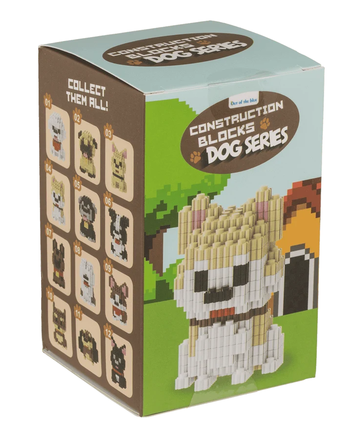 Kit de bloques de construcción de perros, caja sorpresa individual