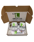 Kit Regalo "Abuelos en Prácticas" – Body para bebé + 2 tazas