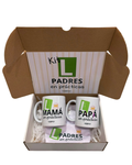Kit Regalo "Padres en Prácticas" – Body para bebé + 2 Tazas