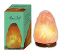 Lámpara de sal del Himalaya Magic Salt con base de madera y luz USB