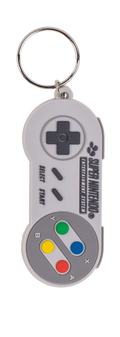 Llavero de goma diseño mando Nintendo retro