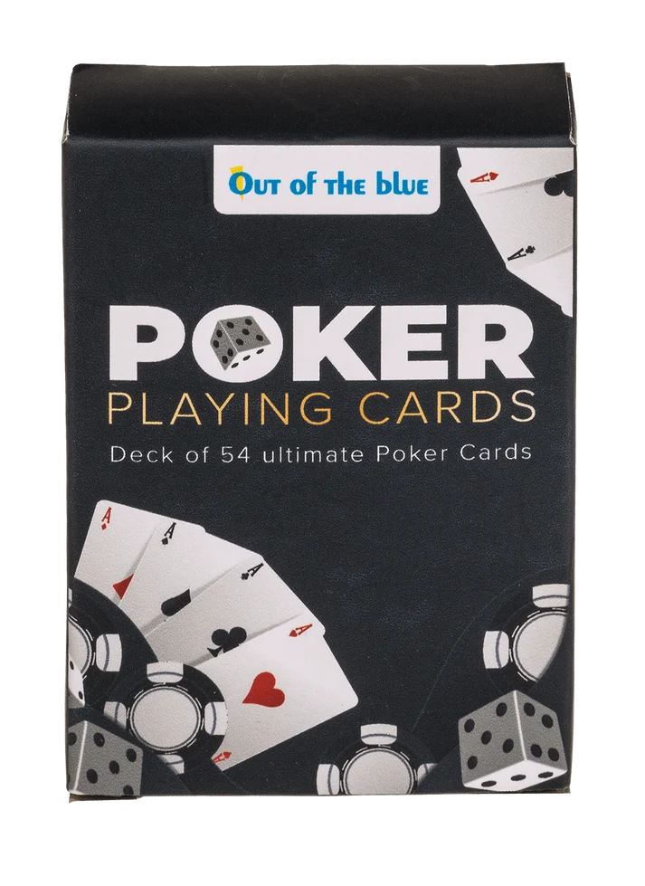 Mini juego de cartas de poker en caja