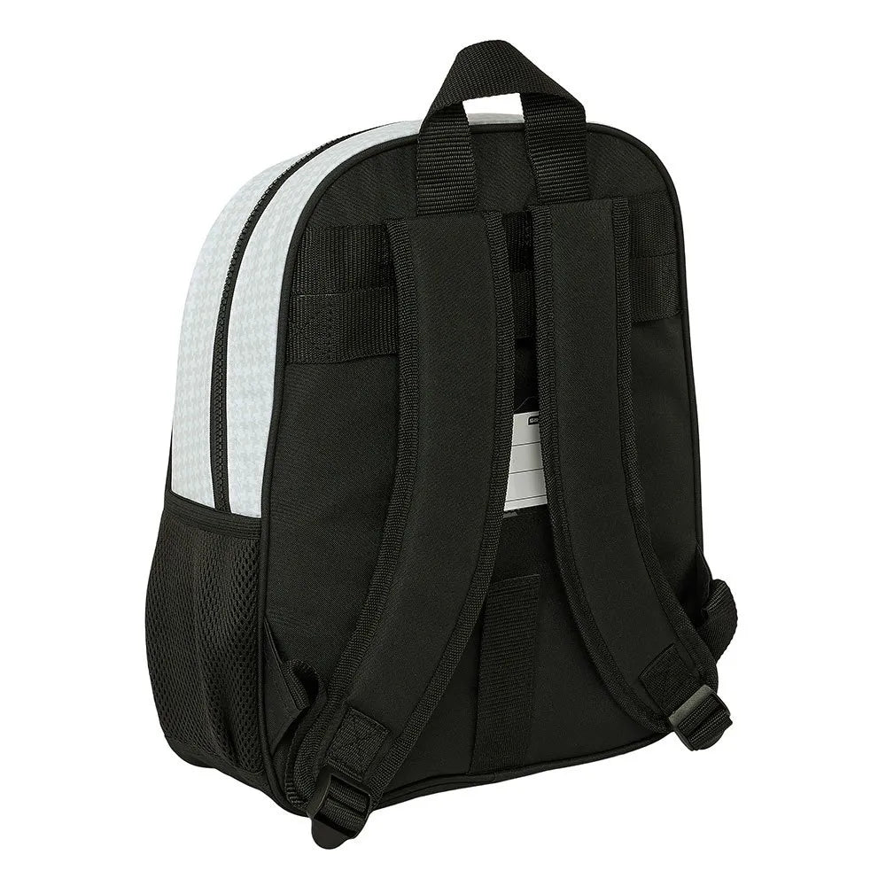 Mochila Real Madrid 24/25 vista trasera con hombreras acolchadas