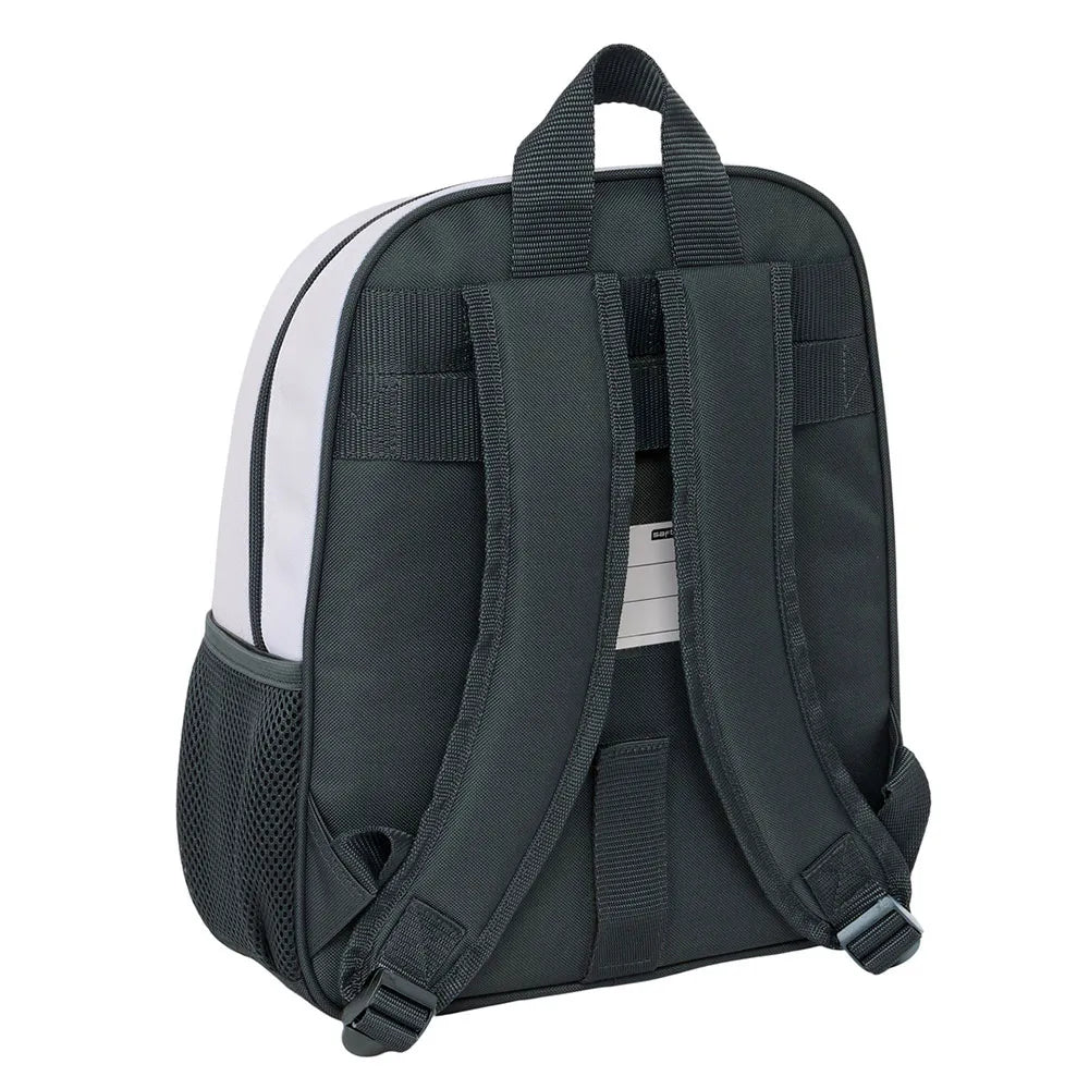Mochila Real Madrid 25/26 vista trasera con hombreras acolchadas