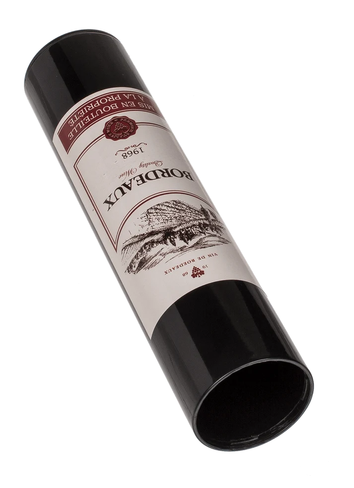 Estuche botella de vino Bordeaux para paraguas plegable