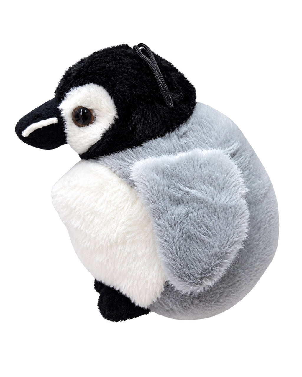Peluche pingüino de 19 cm, vista lateral