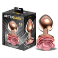 Plug Anal de Metal Oro Rosa TALLA M