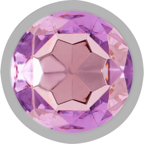 PLUG ANAL METAL ALUMINIO CON CRISTAL VIOLETA TALLA S