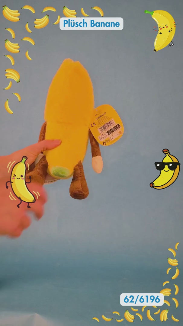 Plátano de Peluche Pelable de 23 cm – Regalo Original y Divertido