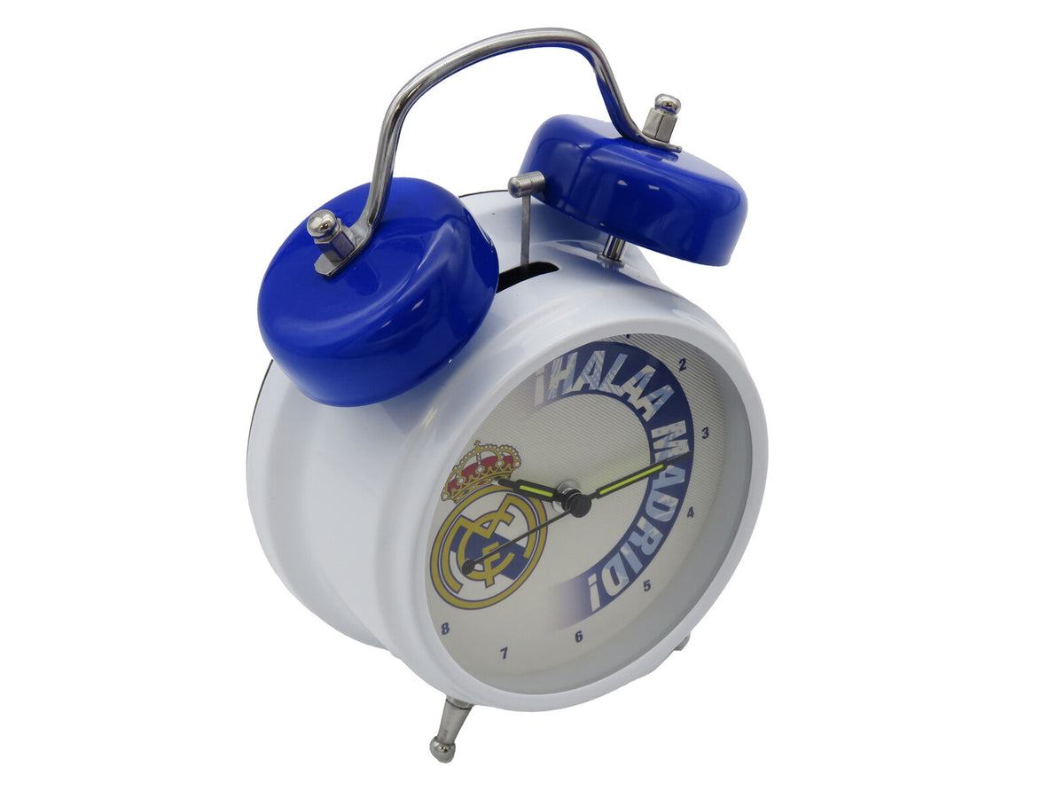 Reloj despertador musical Real Madrid vista en perspectiva