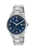 Reloj Marea hombre B36192/3 de acero con esfera azul y brazalete plateado