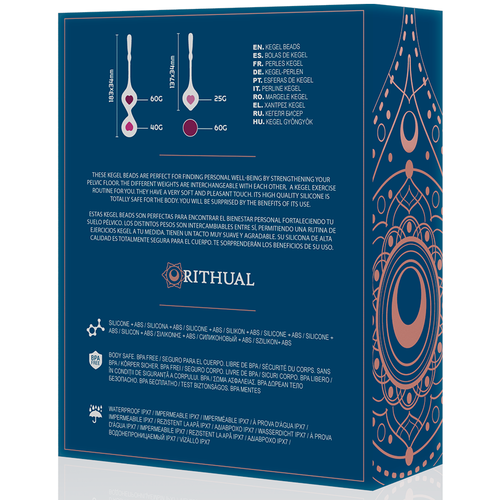 Reverso del embalaje de Rithual Deva
