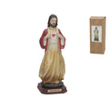 Figura Sagrado Corazón de Jesús de resina de 21,5 cm