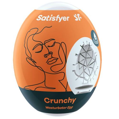 Satisfyer Crunchy huevo masturbador masculino - packaging