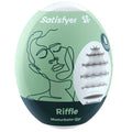 Satisfyer Riffle huevo masturbador masculino con interior texturizado